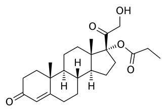 Clascoterone structure Clascoterone structure